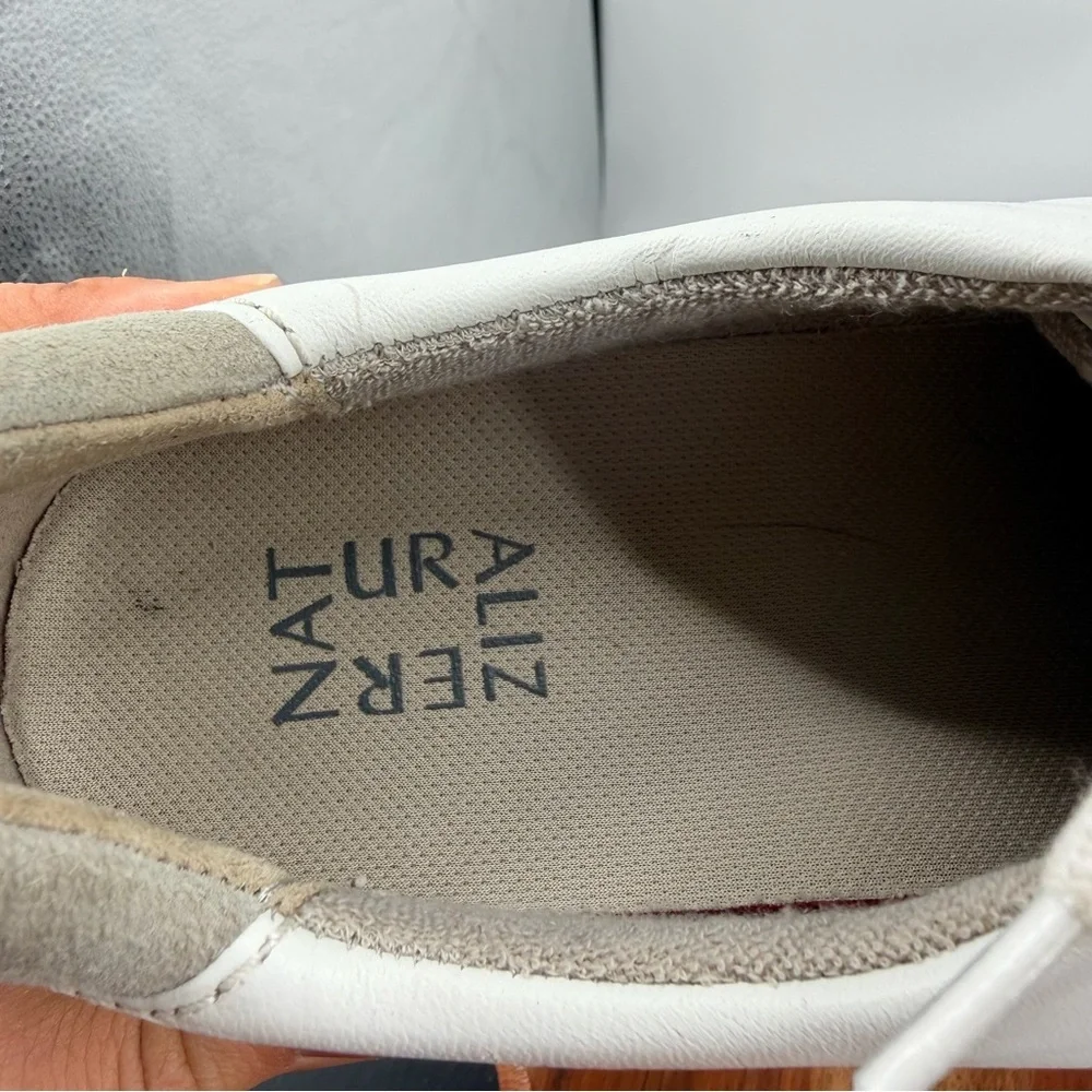 Naturalizer‎ Astara Sneakers white leather lace up 9.5W